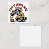 Make It Happen, Daily Vierkante Visitekaartje (Voorkant / Achterkant)