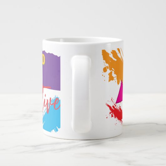 Make it Happen!  Grote Koffiekop (Achterkant)