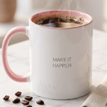 Make It Happen Hustle Motivational Office Gift