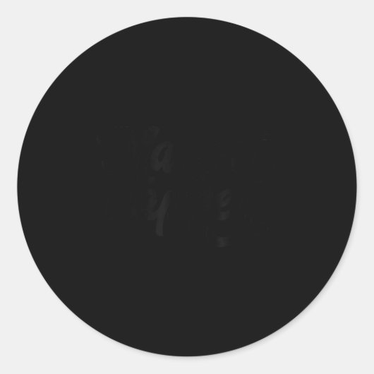 Make It Happen Insrational Motivational And Manife Ronde Sticker (Voorkant)