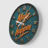 Make It Happen Motivational Grote Klok (Hoek)