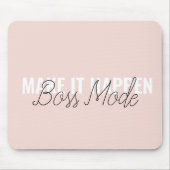 Make It Happen Personalized Mouse Pad – Feminine C Muismat (Voorkant)