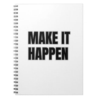 Make It Happen Spiral Photo Notebook Notitieboek