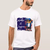 Make it happen  t-shirt (Voorkant)