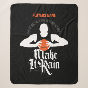 Make It Rain (Basketball) Sherpa Blanket Deken