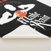 Make It Rain (Basketball) Sherpa Blanket Deken (3/4)