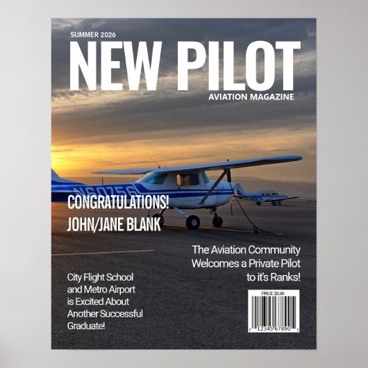 Make It Your Own Magazine Cover Poster (Voorkant)