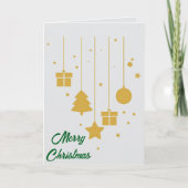 Make It Yours: Custom Folded Christmas Card Kaart (Voorkant)