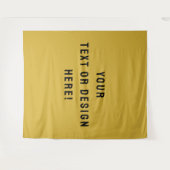 Make It Yours – Custom Metallic Gold Tapestry Wandkleed (Voorkant (horizontaal))