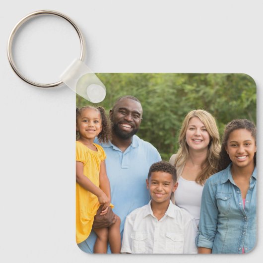 Make It Yourself - Custom Double Sided 2 Photo Sleutelhanger (Voorkant)