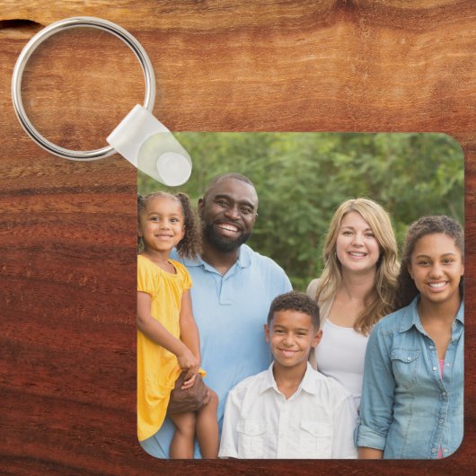 Make It Yourself - Custom Double Sided 2 Photo Sleutelhanger (Voorkant)