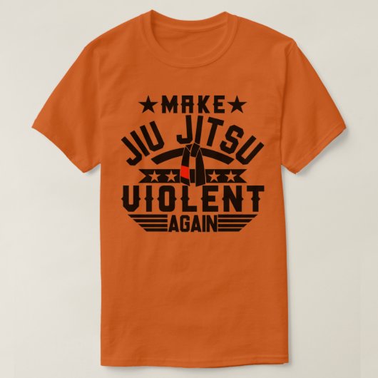 Make Jiu Jitsu Violent Again T-shirt (Design voorkant)
