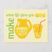 Make Lemonade Briefkaart (Voorkant)