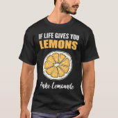 Make Lemonade Cook Or Chef T-shirt (Voorkant)