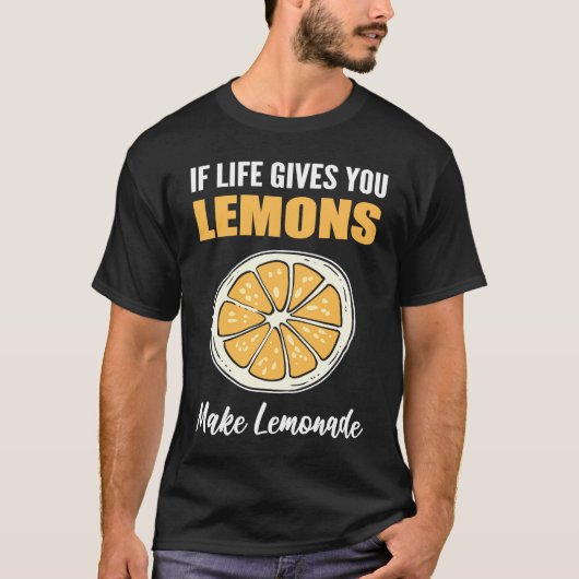 Make Lemonade Cook Or Chef T-shirt (Voorkant)
