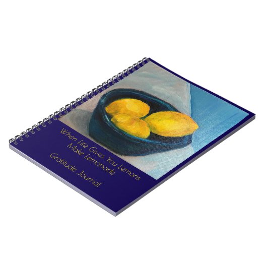 "MaKe Lemonade" Gratitude Journal Notitieboek (Linkerzijde)
