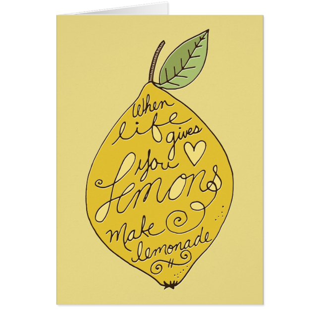 Make Lemonade Lemon (Voorkant)