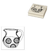 Make Lemonade Lemon Ade Lemons Pitcher Rubberstempel (Gestempeld)