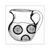 Make Lemonade Lemon Ade Lemons Pitcher Rubberstempel (Afrduk)