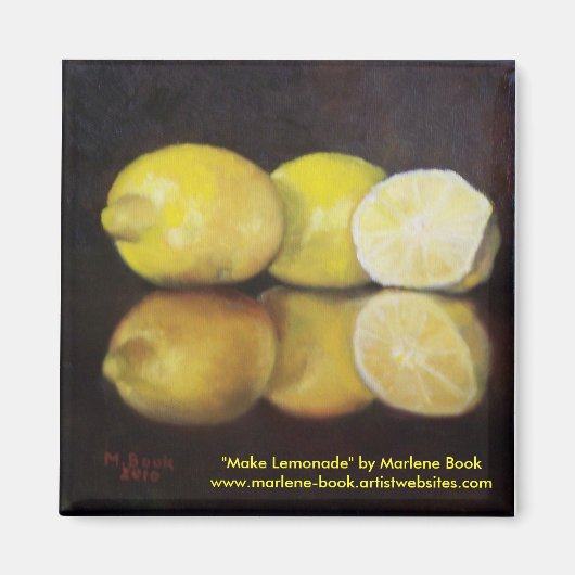 Make Lemonade Magneet (Voorkant)