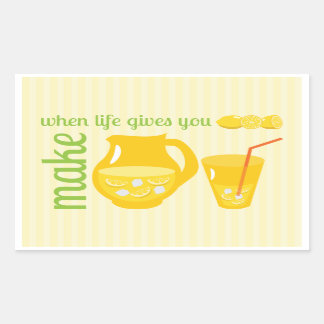 Make Lemonade Rechthoekige Sticker
