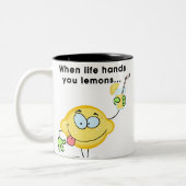 Make Lemonade Tweekleurige Koffiemok (Links)