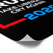 Make Liberals Cry Again Funny Pro Trump 4th Of Jul Poster (Hoek)