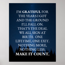 Make Life Count Poster
