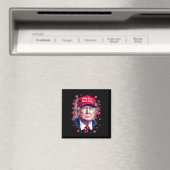 Make Love Great Again Grappige Trump-Valentijnsdag Magneet (Insitu (Vaatwasser))