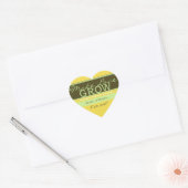Make Love Grow hart Stickers (Envelop)
