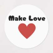 Make Love Hearts 2024 Labels (Design 2)
