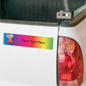Make Love not War 2 ~ 60s Hippie Peace Sign Bumpersticker (Op Truck)