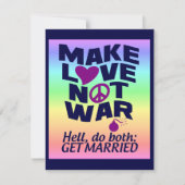 Make Love Not War Custom poster (Voorkant)