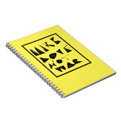 Make Love Not War Grafisch. Notitieboek (Rechterzijde)