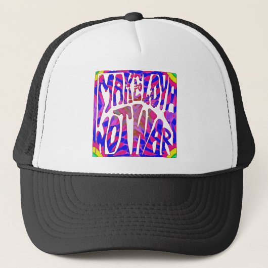 Make Love not war Trucker Hat Pet (Voorkant)