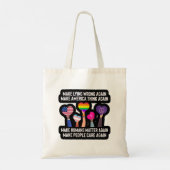 make lying wrong again tote bag (Achterkant)