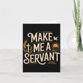 Make Me A Servant Faith-based Christian Worship  Kaart (Voorkant)