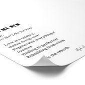 Make Me New Love Aanmoediging gedicht poster (Hoek)