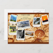 Make Memories Map Briefkaart (Voorkant / Achterkant)