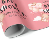 Make Memories Sweet met Taddy Beer Custom Pink Cadeaupapier (Rol Hoek)