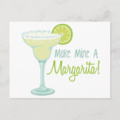 Make Mine A Margarita Briefkaart (Voorkant)