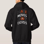MAKE MOVES men's hoodies (Achterkant)