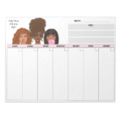 Make Moves Weekly Notepad Notitieblok (Voorkant)