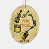 Make Music  Keramisch Ornament (Rechts)