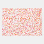 Make My Daisy - Marine, Koraal, Groen Inpakpapier Vel (Voorkant 2)