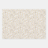 Make My Daisy - Marine, Koraal, Mocha Inpakpapier Vel (Voorkant 3)