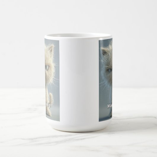 Make My Day beroemd gemaakt door Sarcastic Cat Magische Mok (Midden)