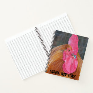 Make My Day Boze Rode Haantje Meme Notitieboek