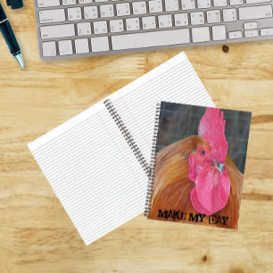 Make My Day Boze Rode Haantje Meme Notitieboek