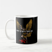 Make No Peace With Evil Archangel Michael Design ( Koffiemok (Links)